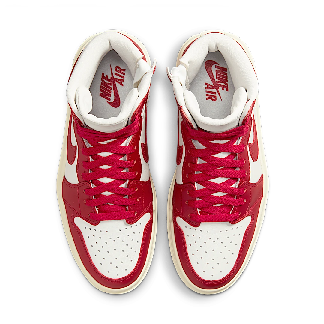Overkicks - Air Jordan 1 Elevate High Summit White Varsity Red (DN3253-116) - par completo