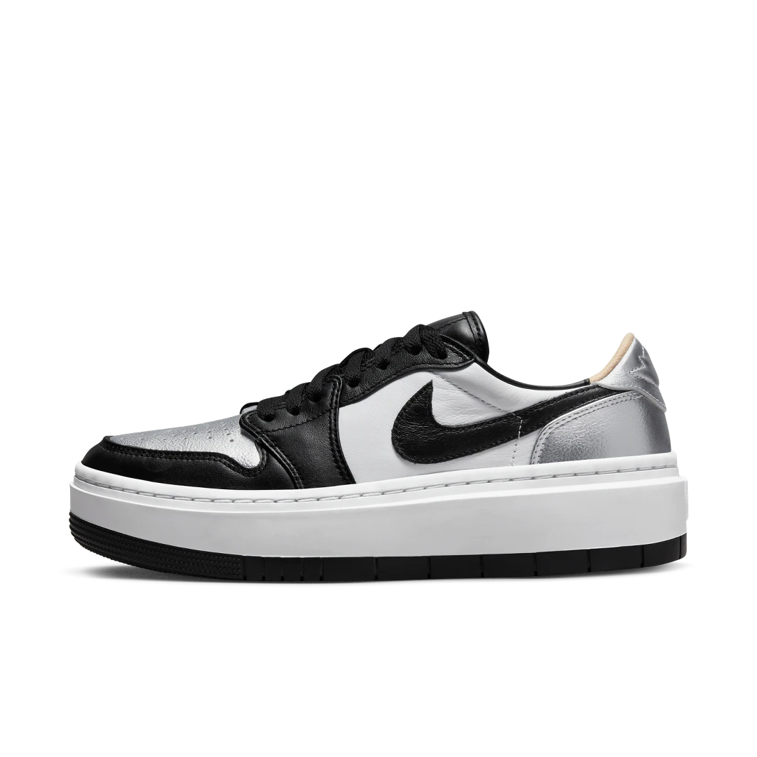 Overkicks - Air Jordan 1 Elevate Low SE Silver Toe (DQ8561-001) - vista lateral