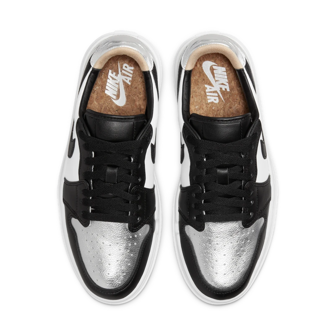 Overkicks - Air Jordan 1 Elevate Low SE Silver Toe (DQ8561-001) - par completo