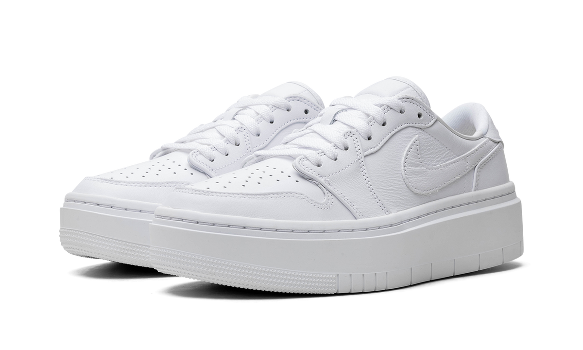 Overkicks - Air Jordan 1 Elevate Low Triple White (DH7004-111) - vista trasera