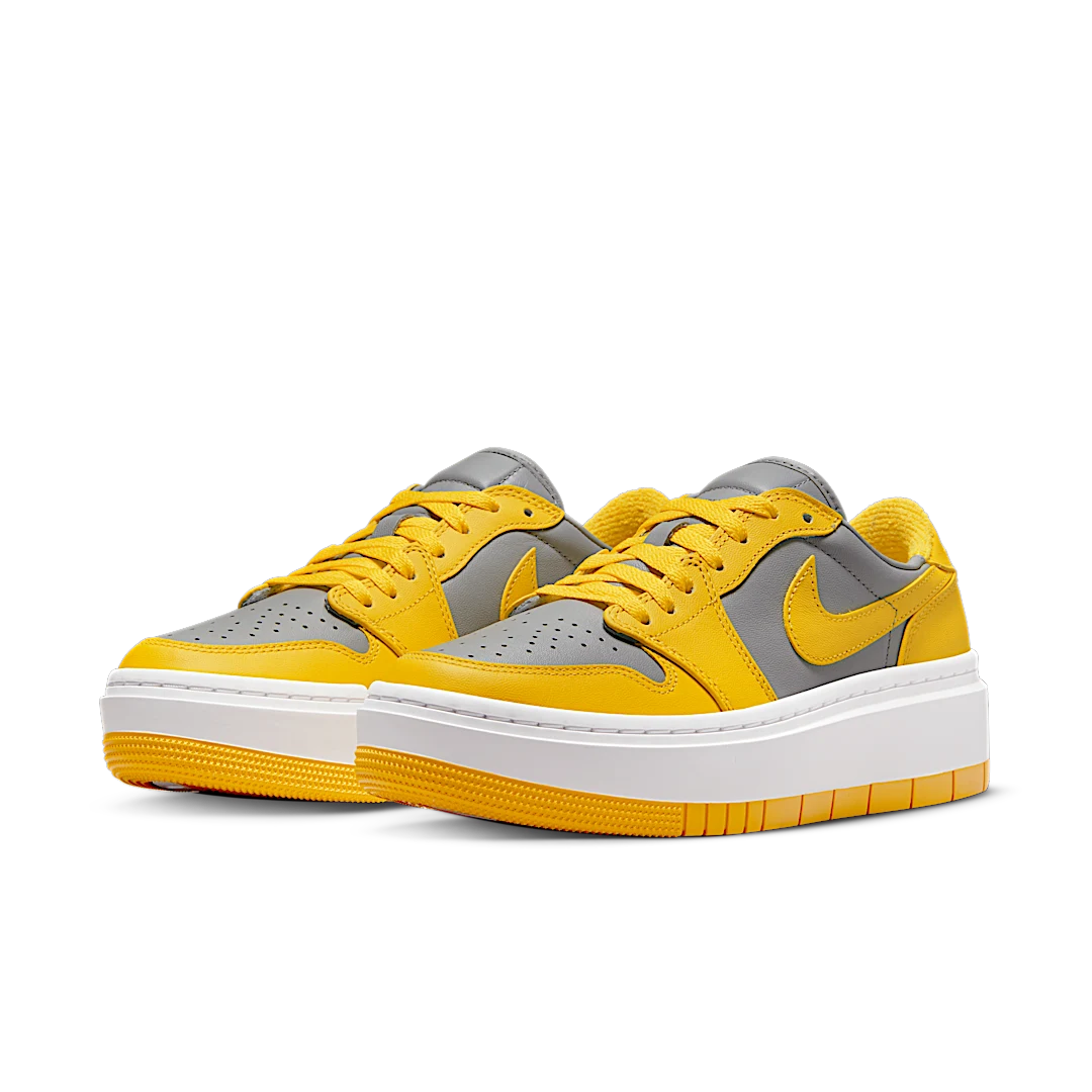 Overkicks - Air Jordan 1 Elevate Low Varsity Maize Cement (DH7004-017) - vista trasera