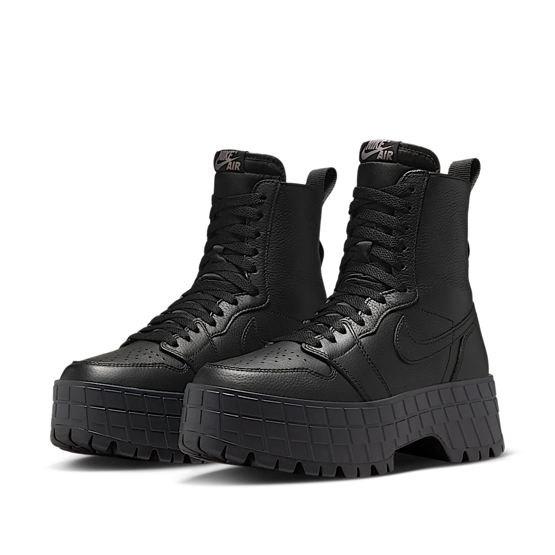 Overkicks - Air Jordan 1 High Brooklyn Black (FJ5737-001) - vista trasera