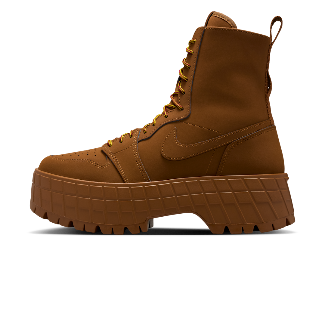 Overkicks - Air Jordan 1 High Brooklyn Light British Tan (IO8742-281) - vista lateral