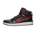 Air Jordan 1 High FlyEase Black Gym Red Smoke Grey