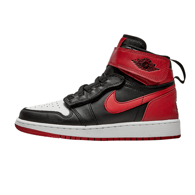 Overkicks - Air Jordan 1 High FlyEase Bred White Toe (GS) (CT4897-001) - vista lateral