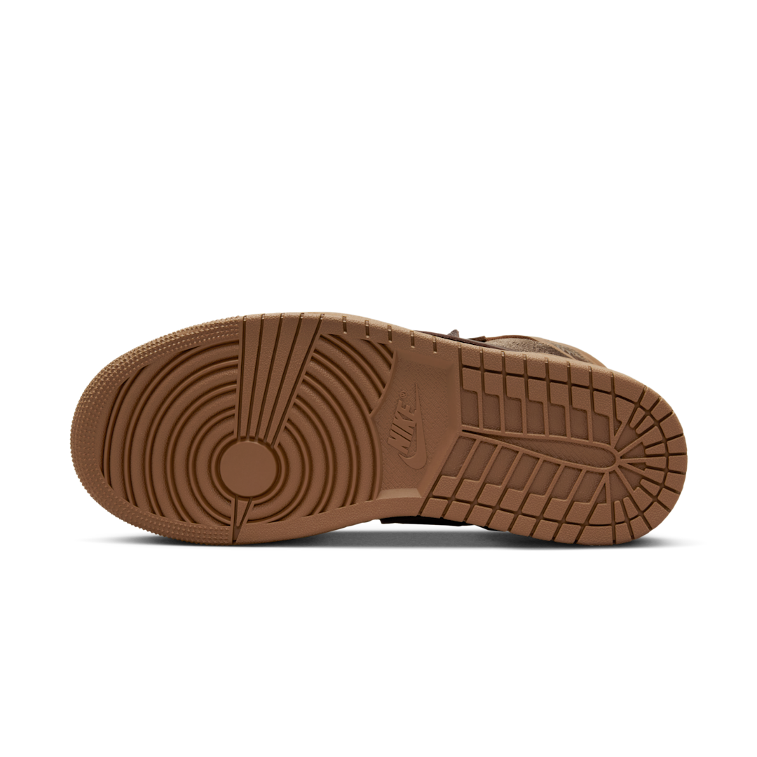 Overkicks - Air Jordan 1 High Method Of Make Archaeo Brown (FZ8779-200) - detalle lateral interior