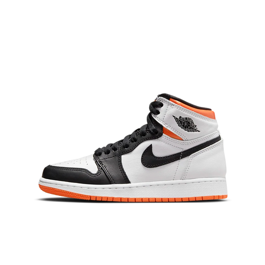Overkicks - Air Jordan 1 High OG Electro Orange (GS) (575441-180) - vista lateral