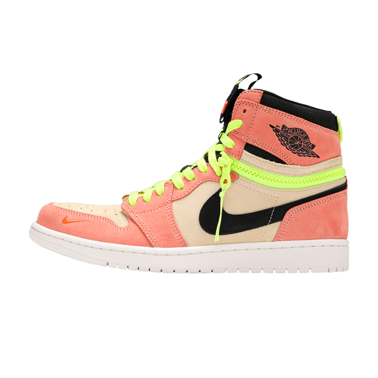 Overkicks - Air Jordan 1 High Switch Peach (CW6576-800) - vista lateral