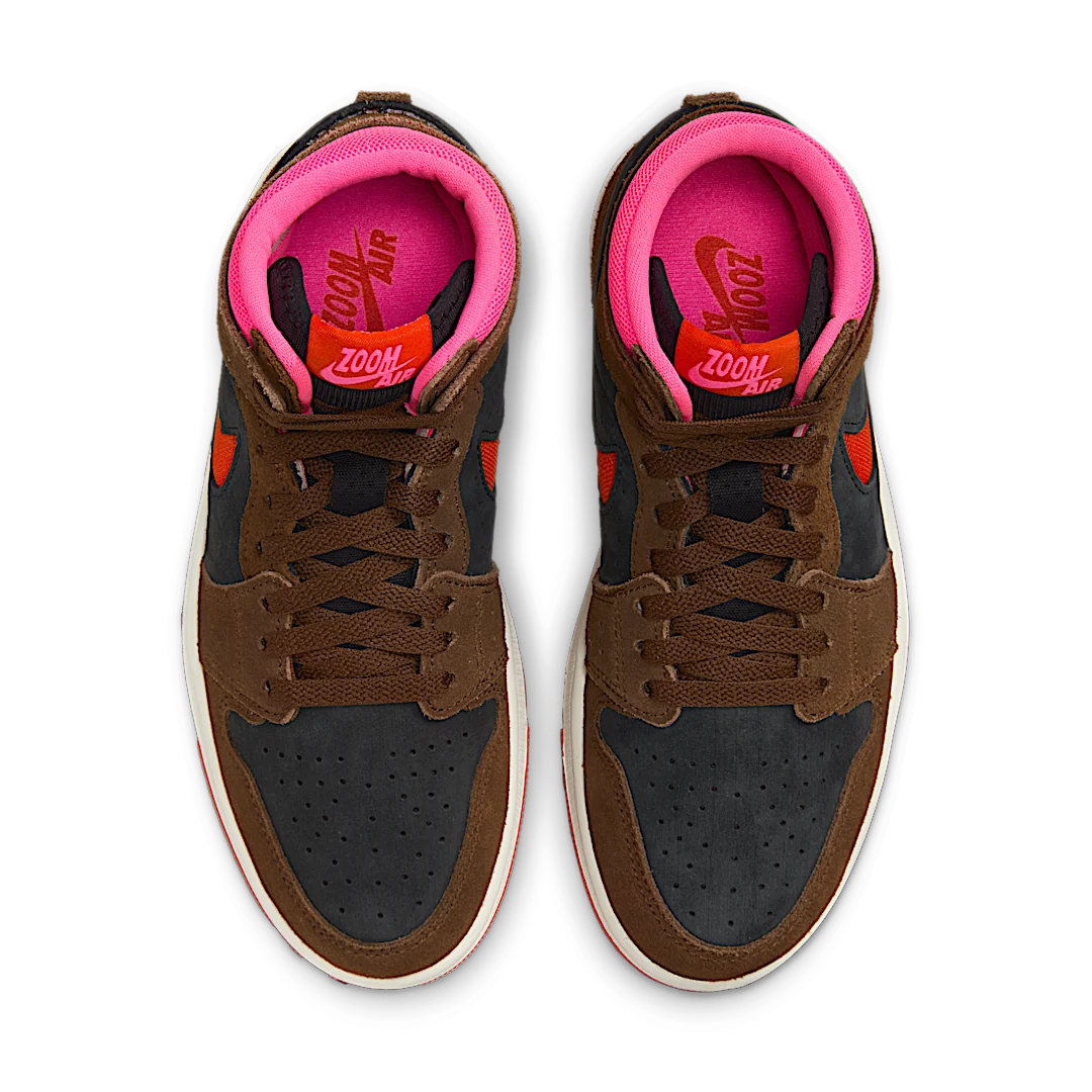 Overkicks - Air Jordan 1 High Zoom Air CMFT 2 Cacao Wow Picante Red (DV1305-206) - par completo