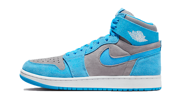 Overkicks - Air Jordan 1 High Zoom Air CMFT 2 Cement University Blue (DV1307-014) - vista lateral