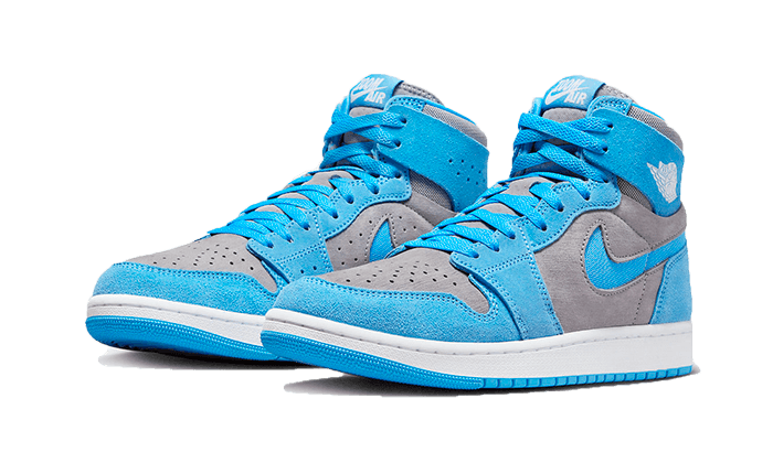 Overkicks - Air Jordan 1 High Zoom Air CMFT 2 Cement University Blue (DV1307-014) - vista trasera
