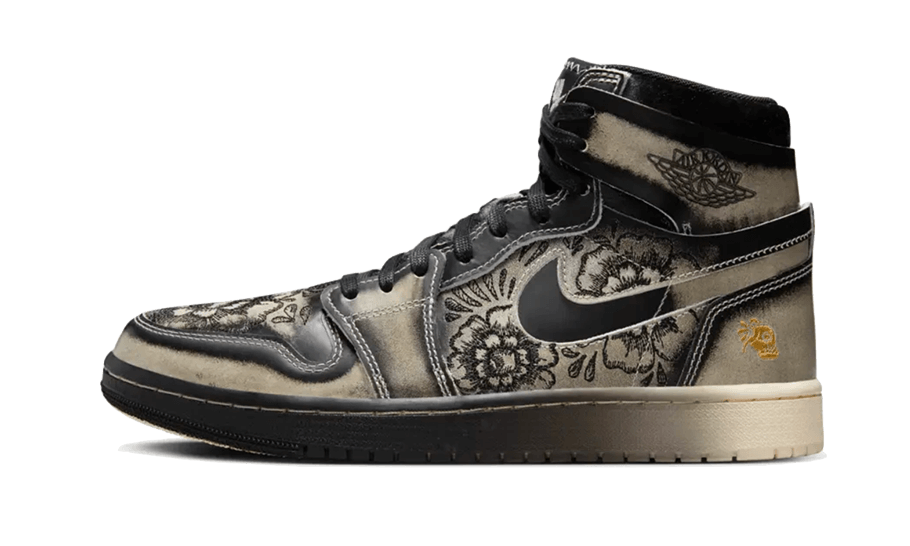 Overkicks - Air Jordan 1 High Zoom Air CMFT 2 Día De Muertos (FQ8155-010) - vista lateral