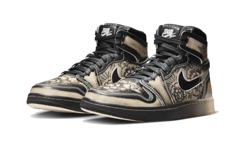 Overkicks - Air Jordan 1 High Zoom Air CMFT 2 Día De Muertos (FQ8155-010) - vista trasera