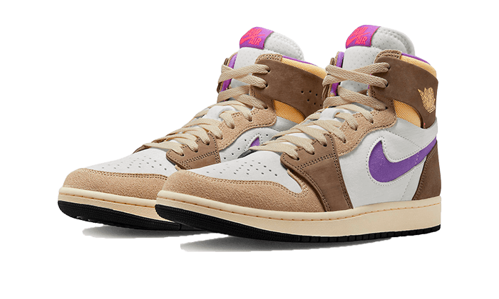 Overkicks - Air Jordan 1 High Zoom Air CMFT 2 Palomino Wild Berry (DV1307-205) - vista trasera