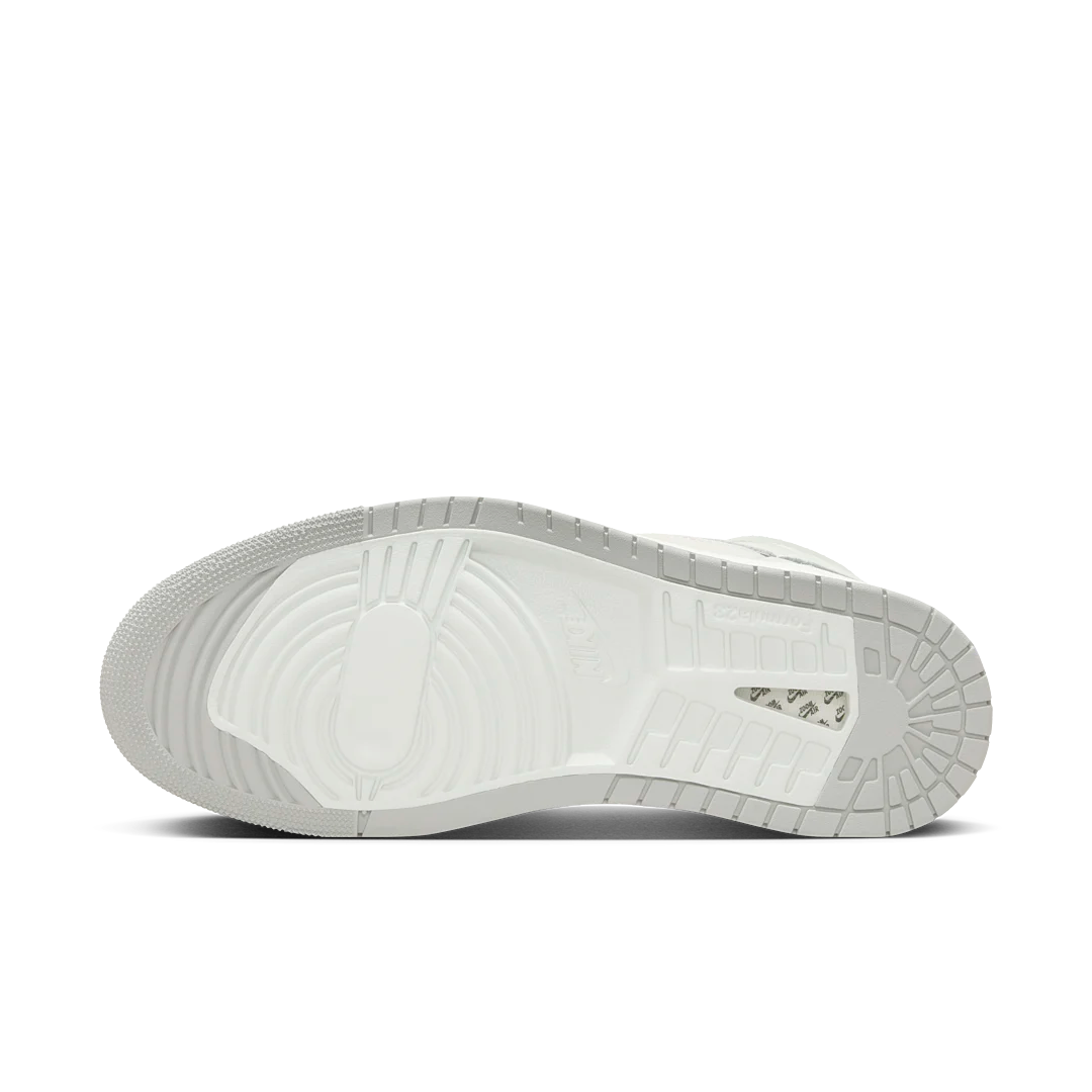 Overkicks - Air Jordan 1 High Zoom Air CMFT 2 Particle Grey (DV1307-101) - detalle suela