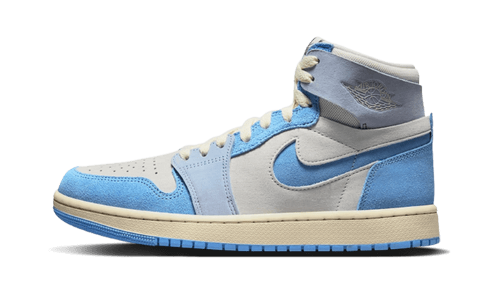 Overkicks - Air Jordan 1 High Zoom Air CMFT 2 Phantom University Blue (DV1305-004) - vista lateral