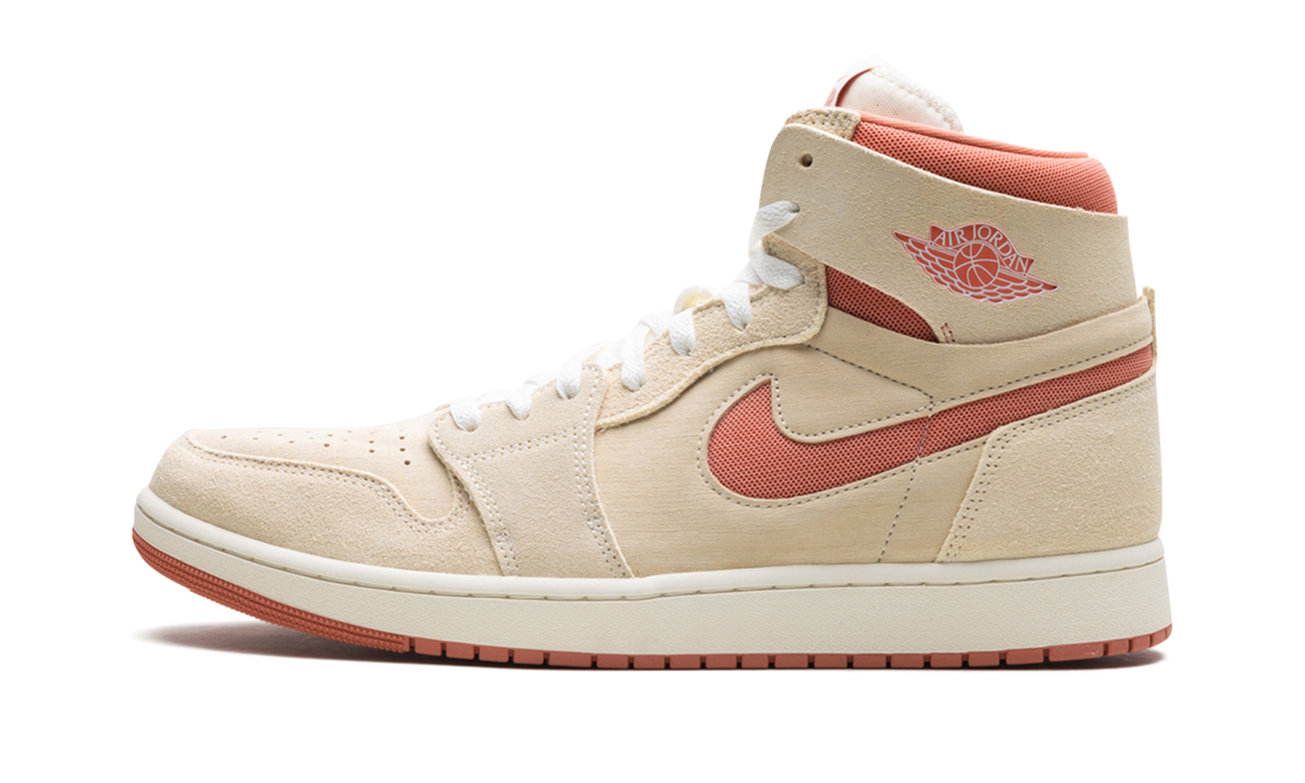 Overkicks - Air Jordan 1 High Zoom Air CMFT 2 Terra Burnt Sunrise (DV1307-102) - vista lateral