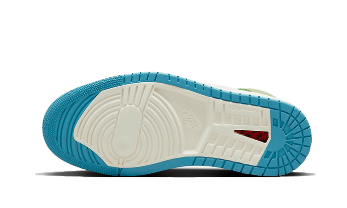 Overkicks - Air Jordan 1 High Zoom Air CMFT 2 University Blue Volt (DV1305-433) - par completo