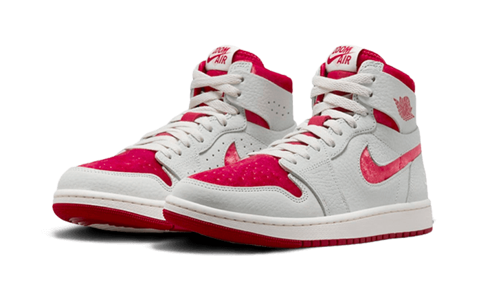 Overkicks - Air Jordan 1 High Zoom Air CMFT 2 Valentines Day (2023) (DV1304-106) - vista trasera