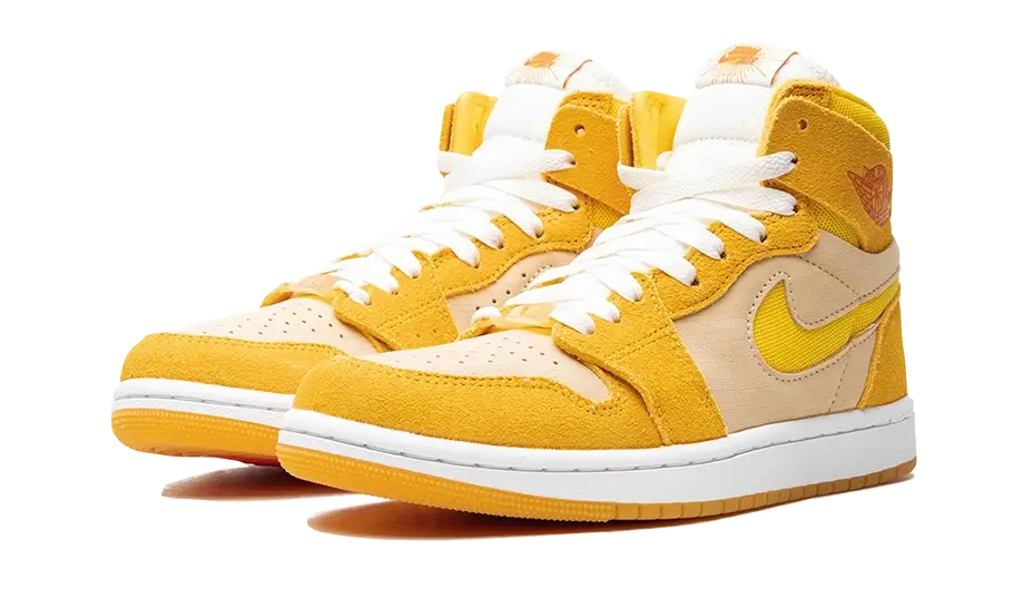 Overkicks - Air Jordan 1 High Zoom Air CMFT 2 Yellow Ochre (FJ5743-700) - vista trasera