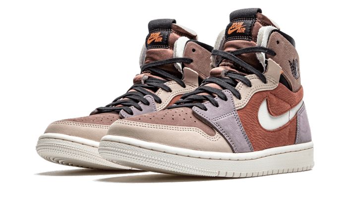 Overkicks - Air Jordan 1 High Zoom Air CMFT Canyon Rust (CT0979-602) - vista trasera