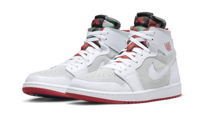 Overkicks - Air Jordan 1 High Zoom Air CMFT Hare (CT0978-100) - vista trasera