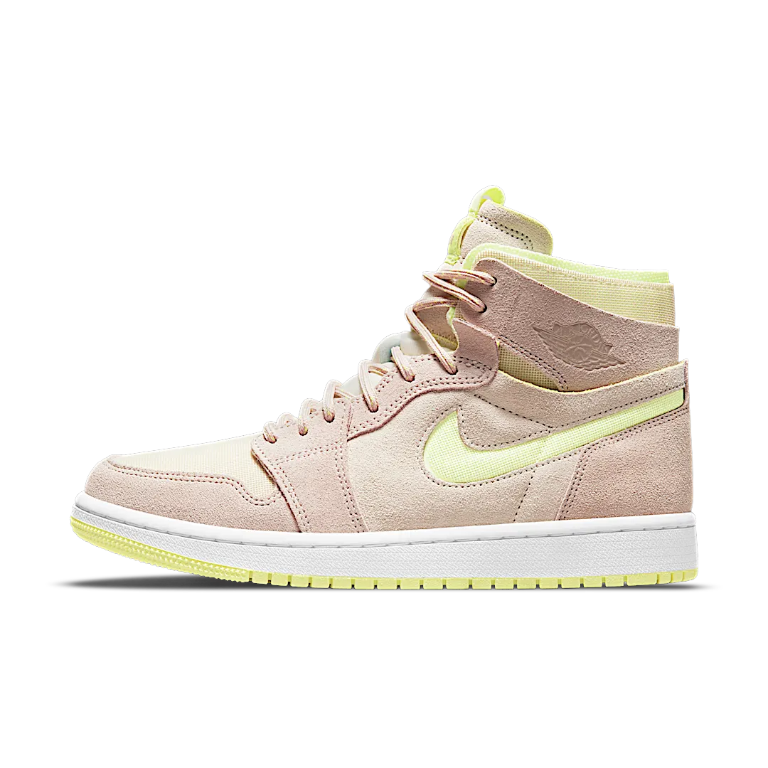 Overkicks - Air Jordan 1 High Zoom Air CMFT Lemon Twist (CT0979-200) - vista lateral