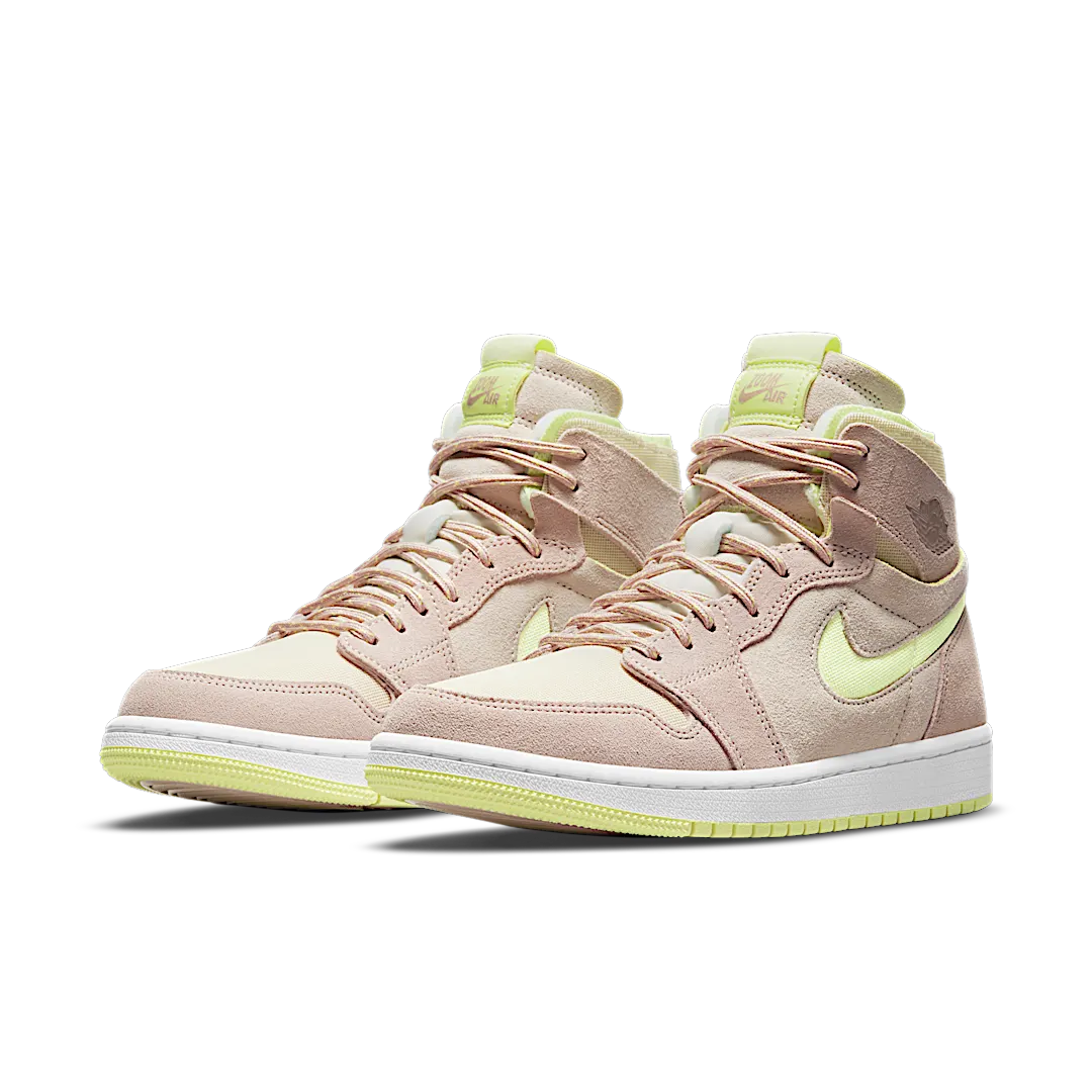 Overkicks - Air Jordan 1 High Zoom Air CMFT Lemon Twist (CT0979-200) - vista trasera