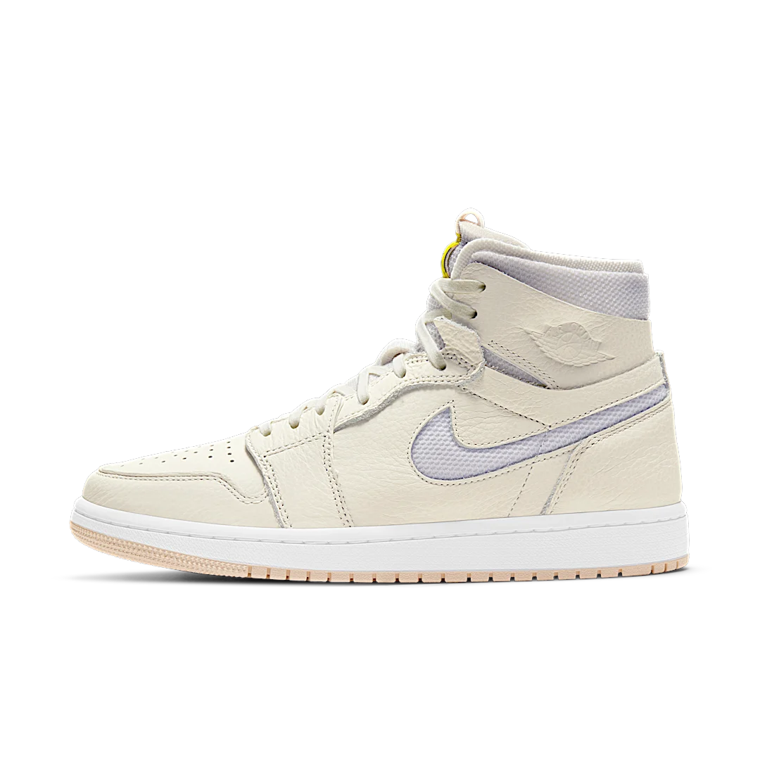 Overkicks - Air Jordan 1 High Zoom Air CMFT Pearl White (CT0979-107) - vista lateral