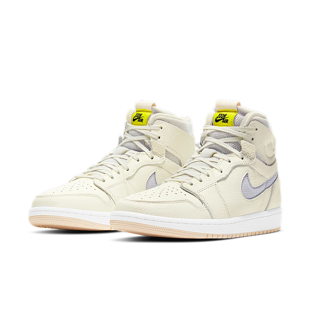 Overkicks - Air Jordan 1 High Zoom Air CMFT Pearl White (CT0979-107) - vista trasera