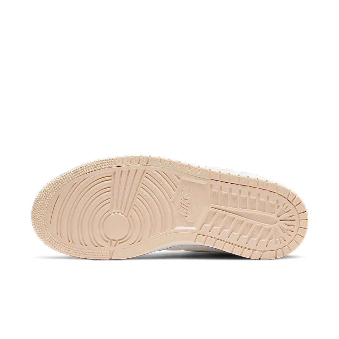 Overkicks - Air Jordan 1 High Zoom Air CMFT Pearl White (CT0979-107) - detalle suela