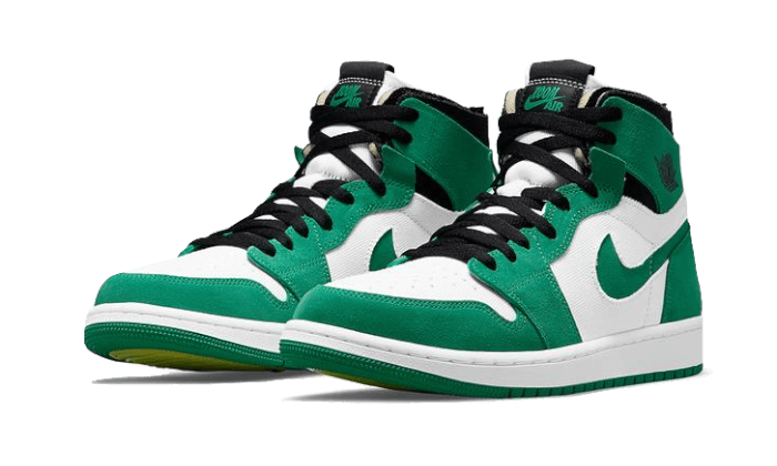 Overkicks - Air Jordan 1 High Zoom Air CMFT Stadium Green (CT0978-300) - vista trasera