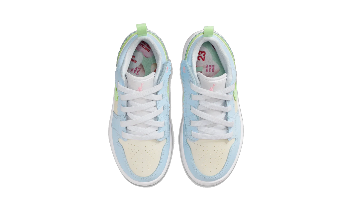 Overkicks - Air Jordan 1 Low ALT SE Half Blue Sail Vapor Green (PS) (IB7117-403) - imagen 5