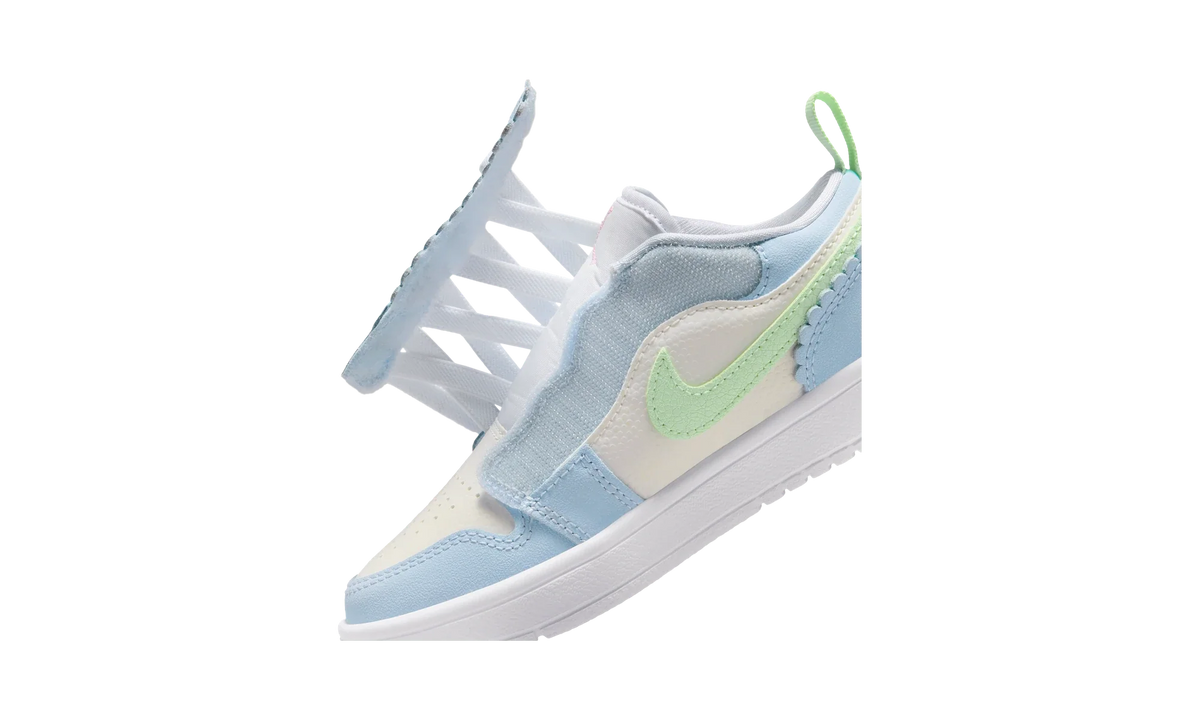 Overkicks - Air Jordan 1 Low ALT SE Half Blue Sail Vapor Green (PS) (IB7117-403) - imagen 9