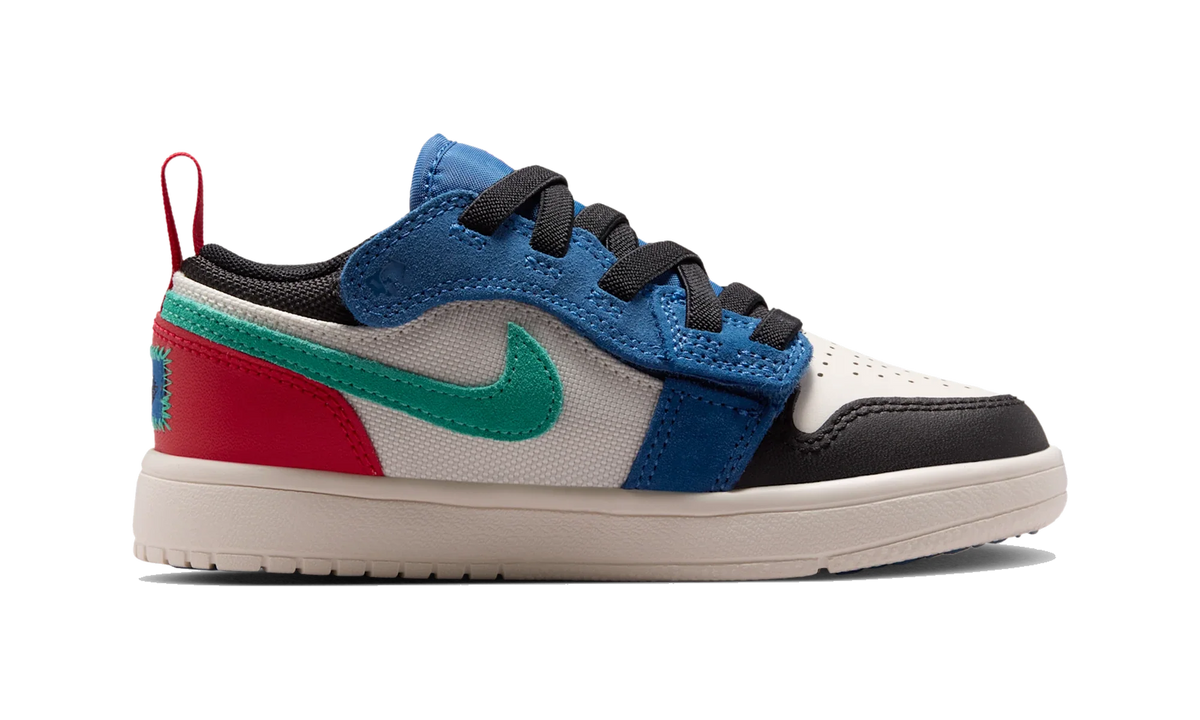 Overkicks - Air Jordan 1 Low ALT SE True Blue Red Kinetic Green (PS) (IO2054-401) - imagen 4
