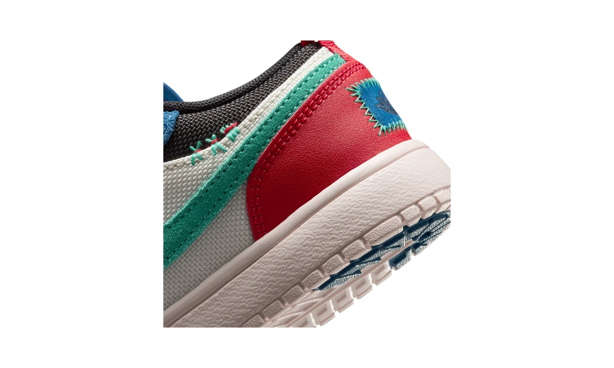 Overkicks - Air Jordan 1 Low ALT SE True Blue Red Kinetic Green (PS) (IO2054-401) - imagen 8