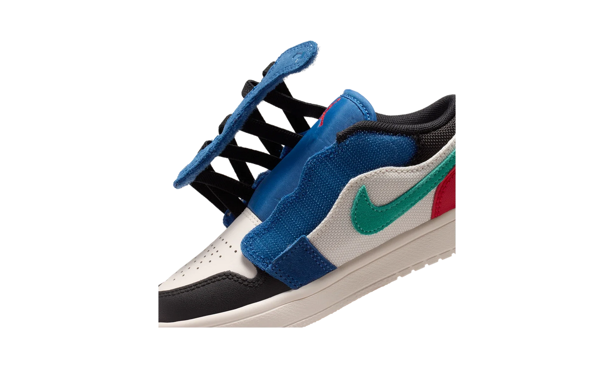Overkicks - Air Jordan 1 Low ALT SE True Blue Red Kinetic Green (PS) (IO2054-401) - imagen 9