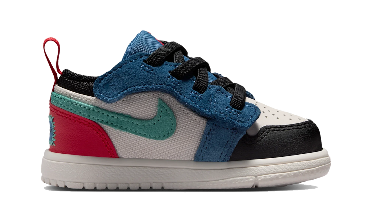 Overkicks - Air Jordan 1 Low ALT SE True Blue Red Kinetic Green (TD) (IO2064-401) - imagen 4