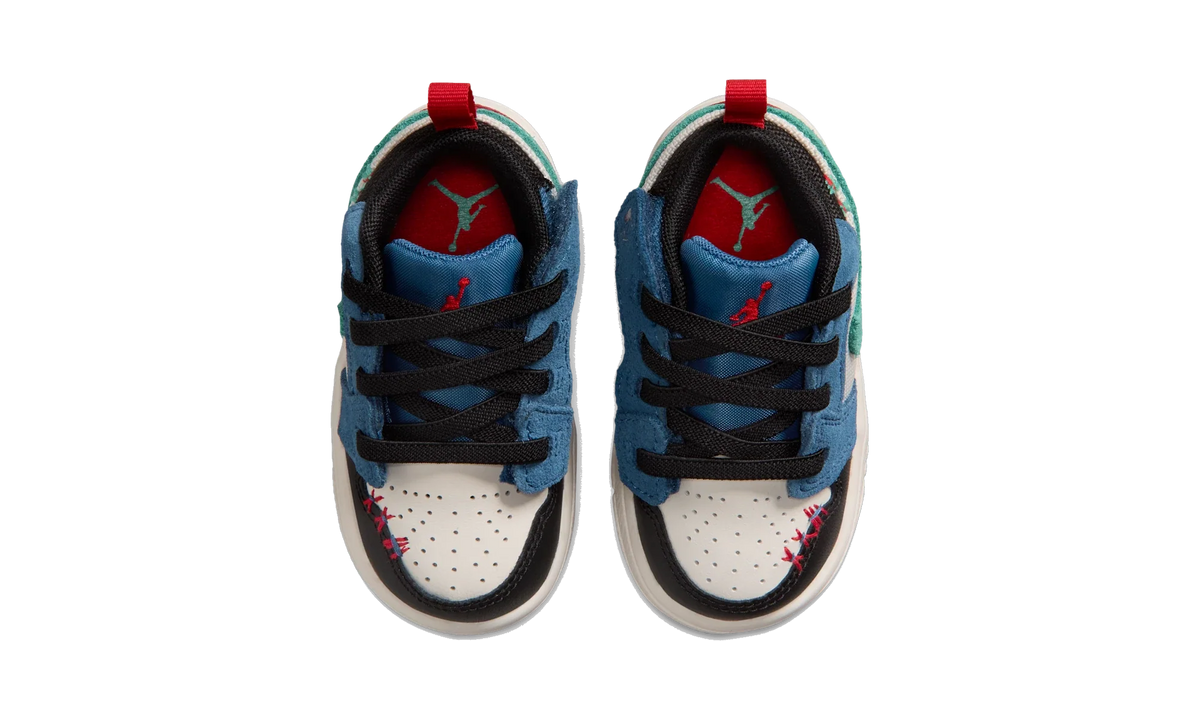 Overkicks - Air Jordan 1 Low ALT SE True Blue Red Kinetic Green (TD) (IO2064-401) - imagen 5