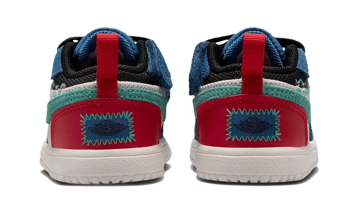 Overkicks - Air Jordan 1 Low ALT SE True Blue Red Kinetic Green (TD) (IO2064-401) - imagen 6