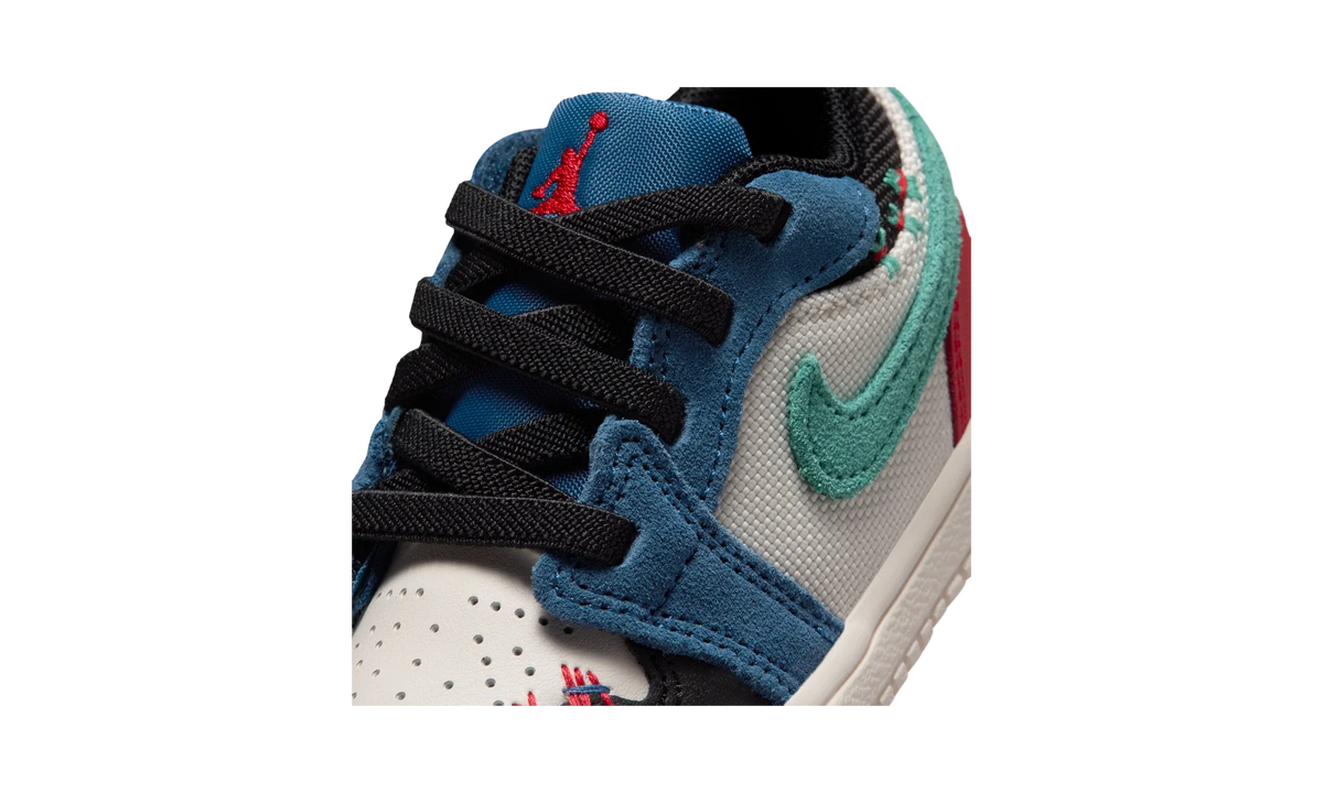 Overkicks - Air Jordan 1 Low ALT SE True Blue Red Kinetic Green (TD) (IO2064-401) - imagen 7