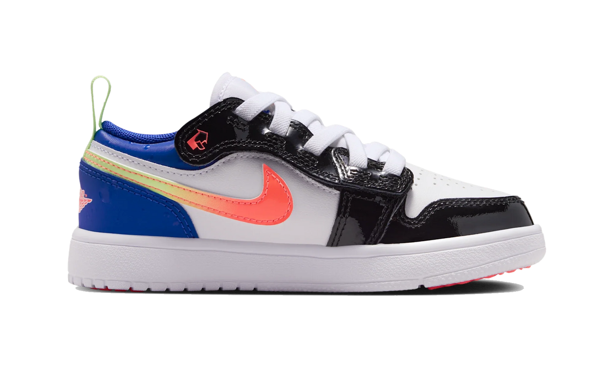 Overkicks - Air Jordan 1 Low ALT SE White Black Royal Bright Mango (PS) (II1250-100) - imagen 4