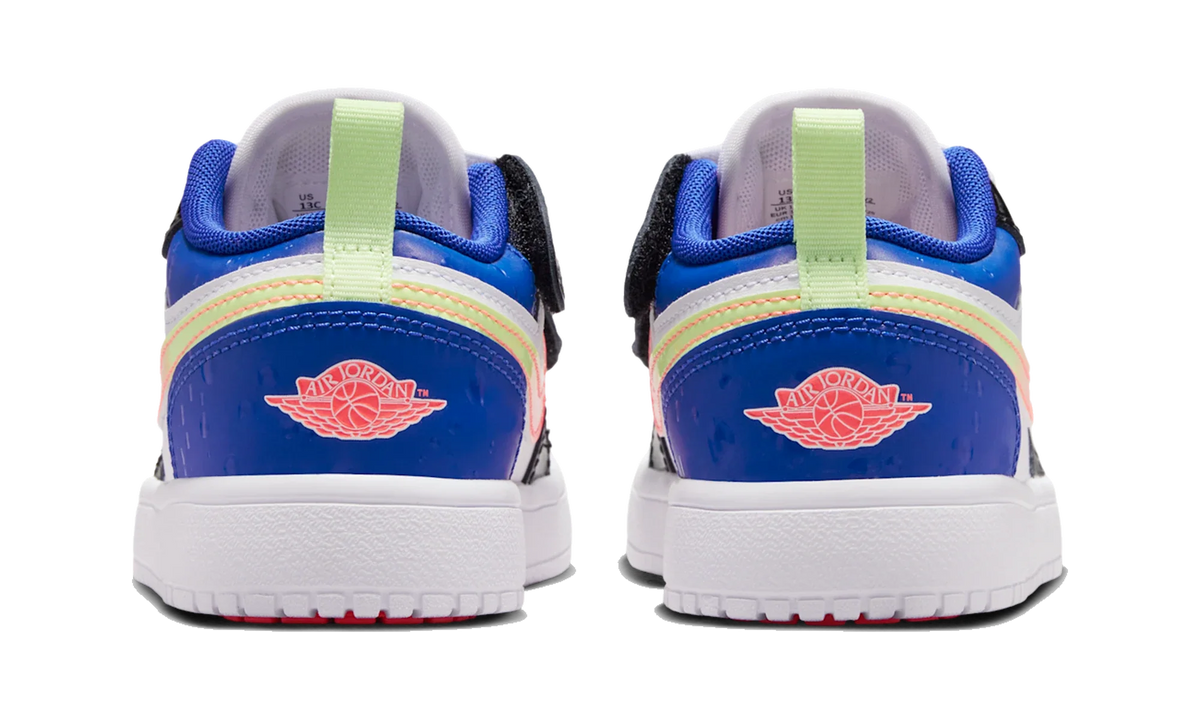 Overkicks - Air Jordan 1 Low ALT SE White Black Royal Bright Mango (PS) (II1250-100) - imagen 6