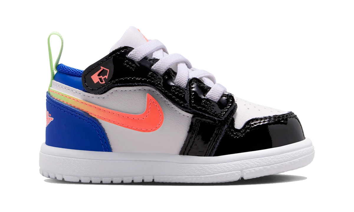 Overkicks - Air Jordan 1 Low ALT SE White Black Royal Bright Mango (TD) (II1251-100) - imagen 4