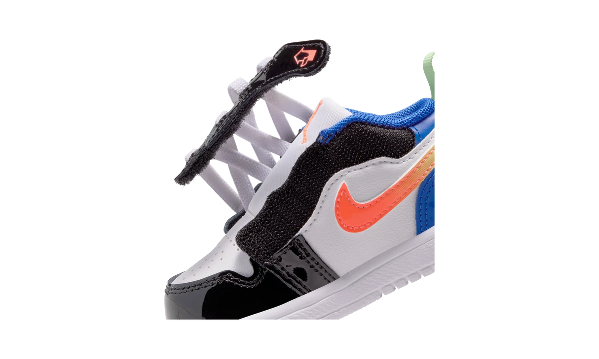 Overkicks - Air Jordan 1 Low ALT SE White Black Royal Bright Mango (TD) (II1251-100) - imagen 8