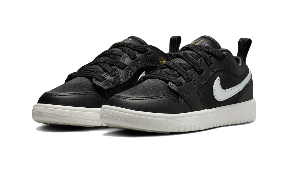 Overkicks - Air Jordan 1 Low Alt SE Black Silver Sail Gold (PS) (FZ3920-001) - imagen 2