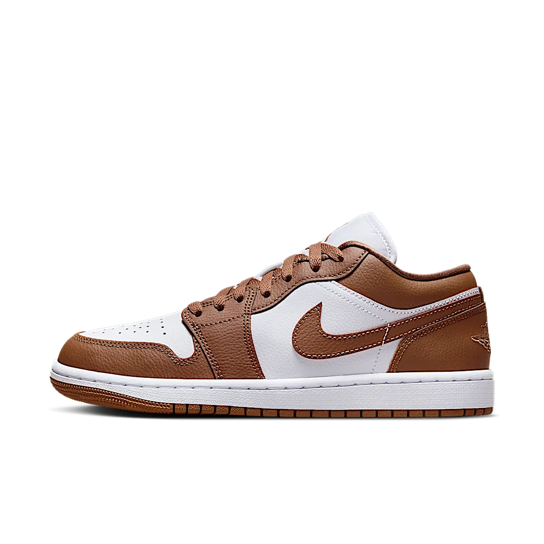 Overkicks - Air Jordan 1 Low Archaeo Brown White (DC0774-202) - vista lateral