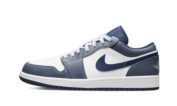 Overkicks - Air Jordan 1 Low Ashen Slate (553558-414) - vista lateral