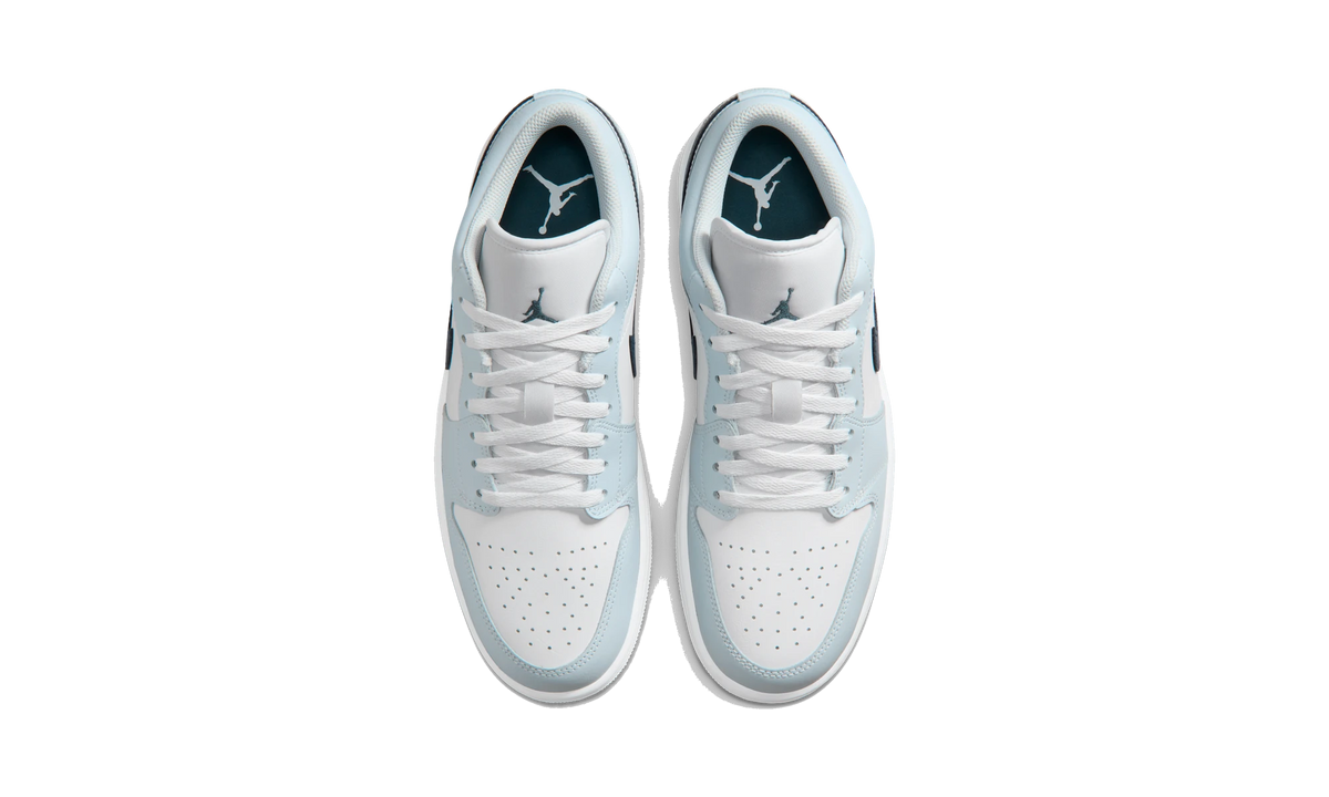 Overkicks - Air Jordan 1 Low Aura Squadron Blue (553558-400) - vista superior
