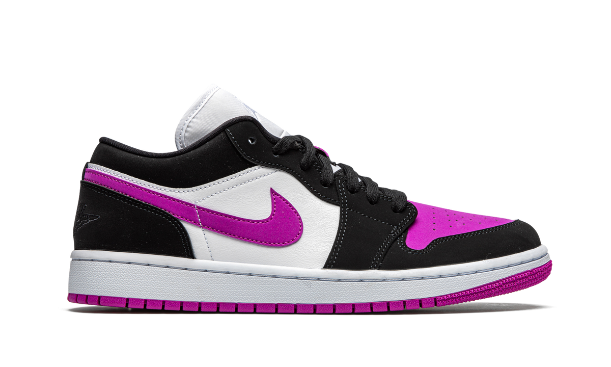 Overkicks - Air Jordan 1 Low Black Cactus Flower (DC0774-005) - detalle talón
